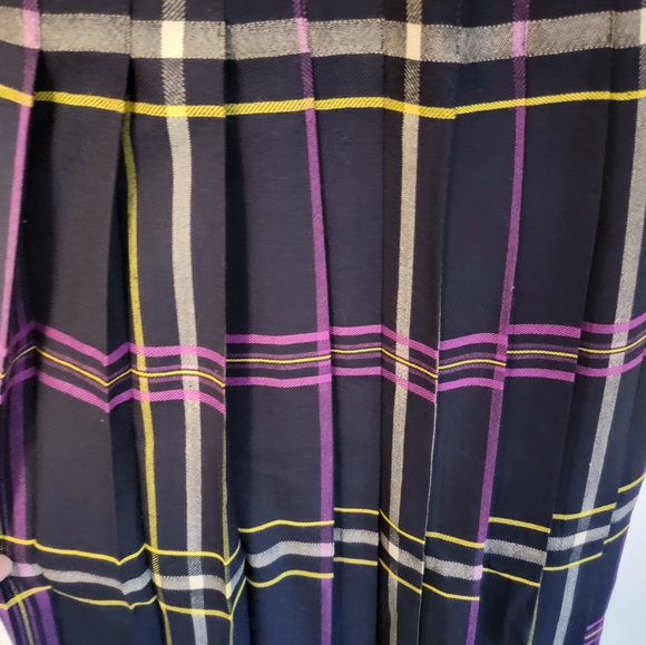 Vintage plaid midi skirt - Picture 2 of 8